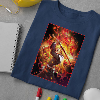 Rengoku Set Your Heart Ablaze | Demon Slayer: Kimetsu no Yaiba Premium Unisex T-Shirt