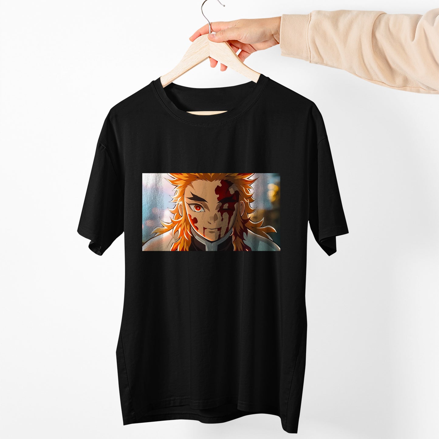 Rengoku Final Fight | Demon Slayer: Kimetsu no Yaiba Premium Unisex T-Shirt