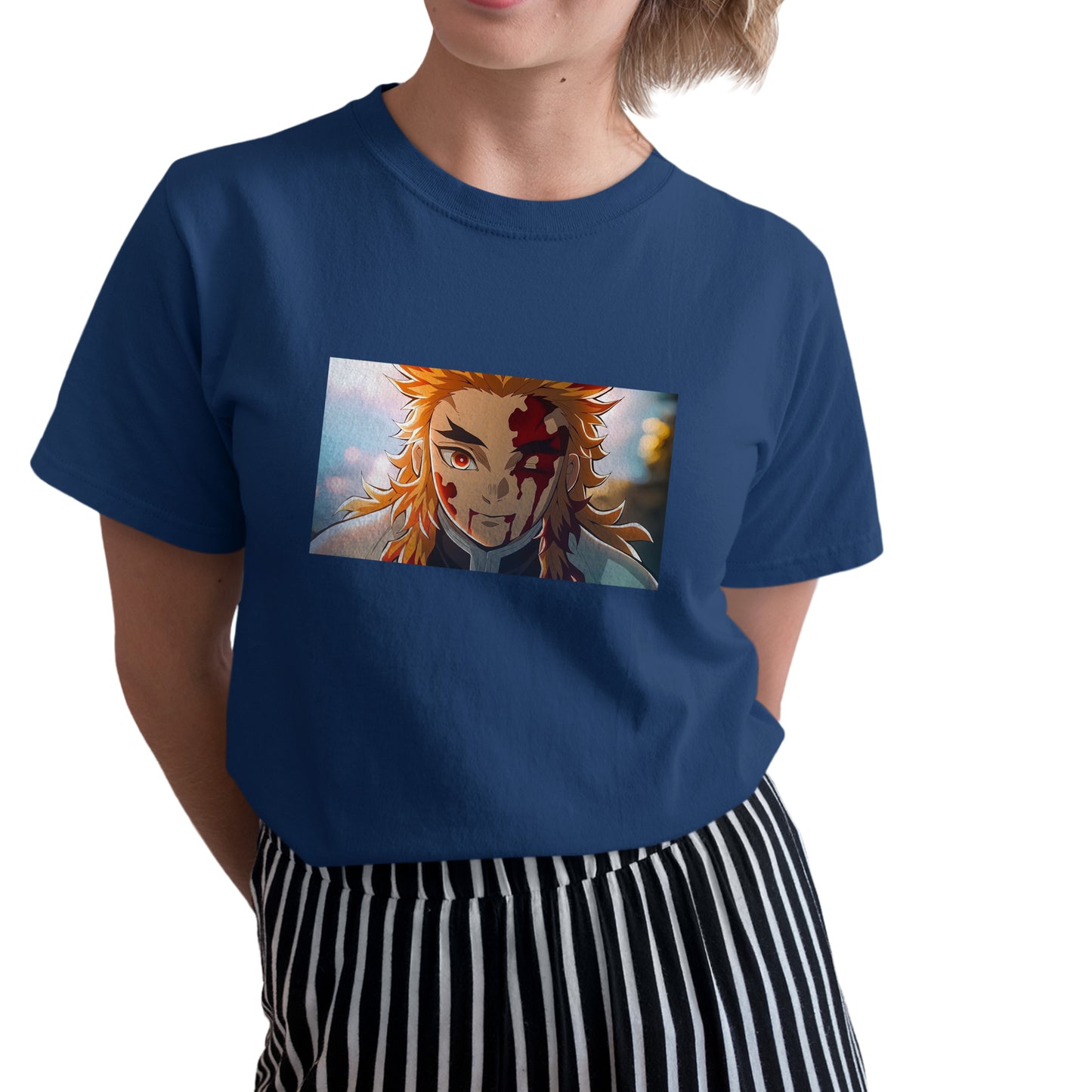 Rengoku Final Fight | Demon Slayer: Kimetsu no Yaiba Premium Unisex T-Shirt
