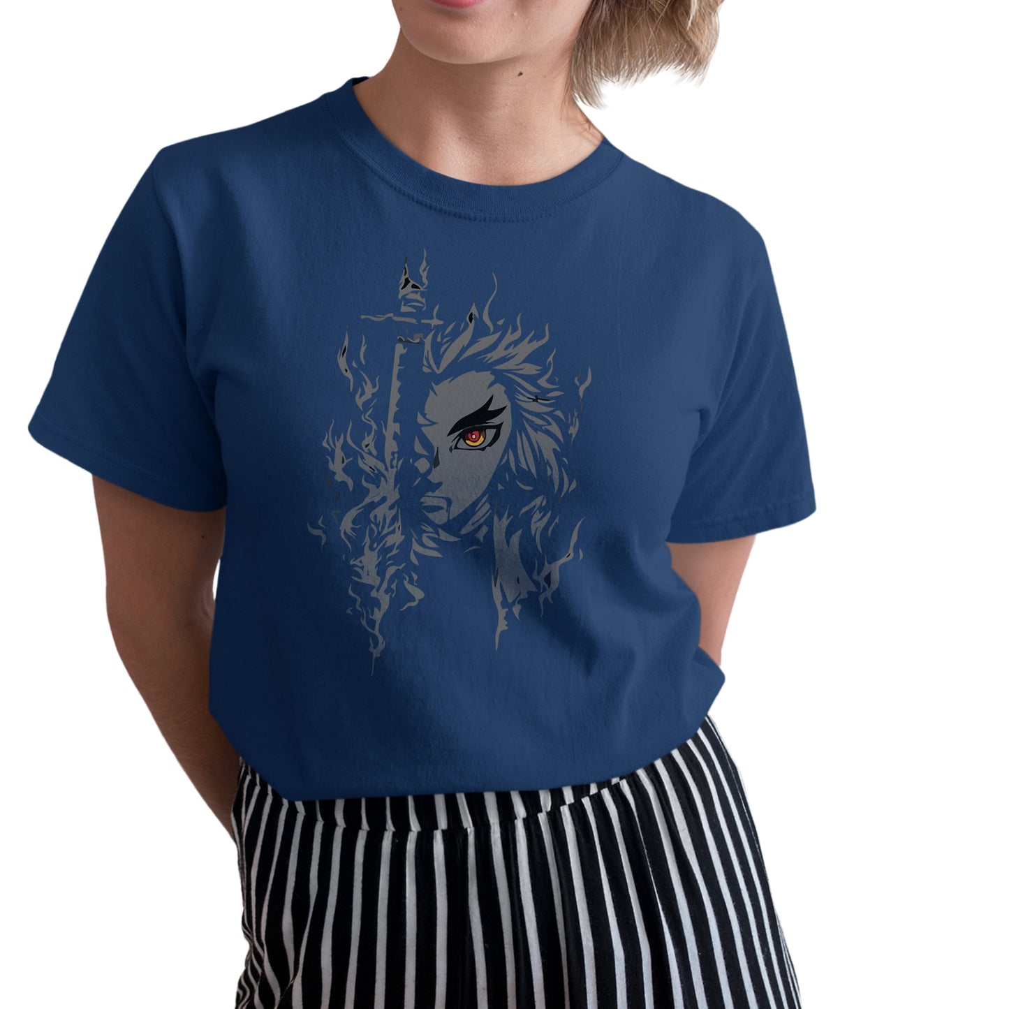 Rengoku Kimetsu Exclusive Art | Demon Slayer: Kimetsu no Yaiba Premium Unisex T-Shirt