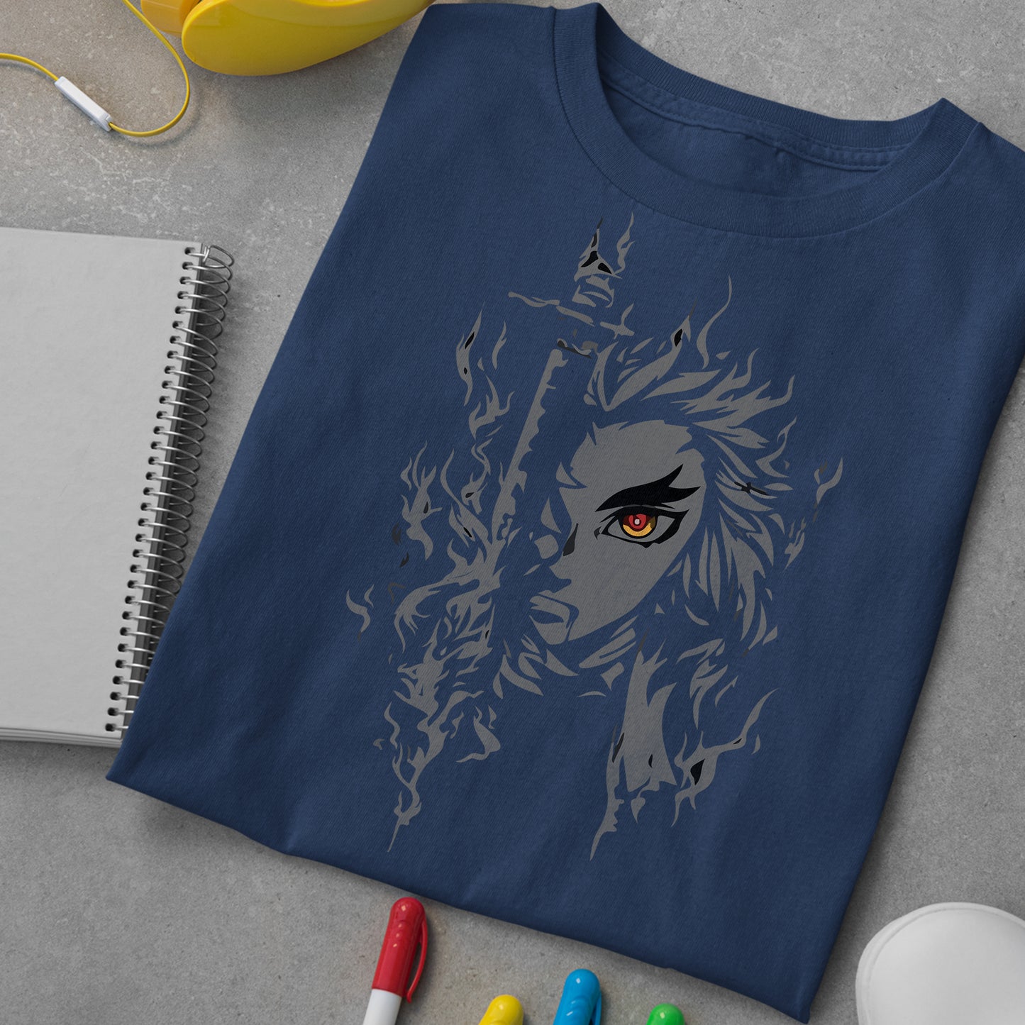 Rengoku Kimetsu Exclusive Art | Demon Slayer: Kimetsu no Yaiba Premium Unisex T-Shirt
