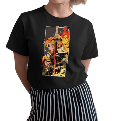 Rengoku Set Your Heart Ablaze | Demon Slayer: Kimetsu no Yaiba Premium Unisex T-Shirt