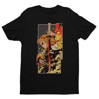 Rengoku Set Your Heart Ablaze | Demon Slayer: Kimetsu no Yaiba Premium Unisex T-Shirt