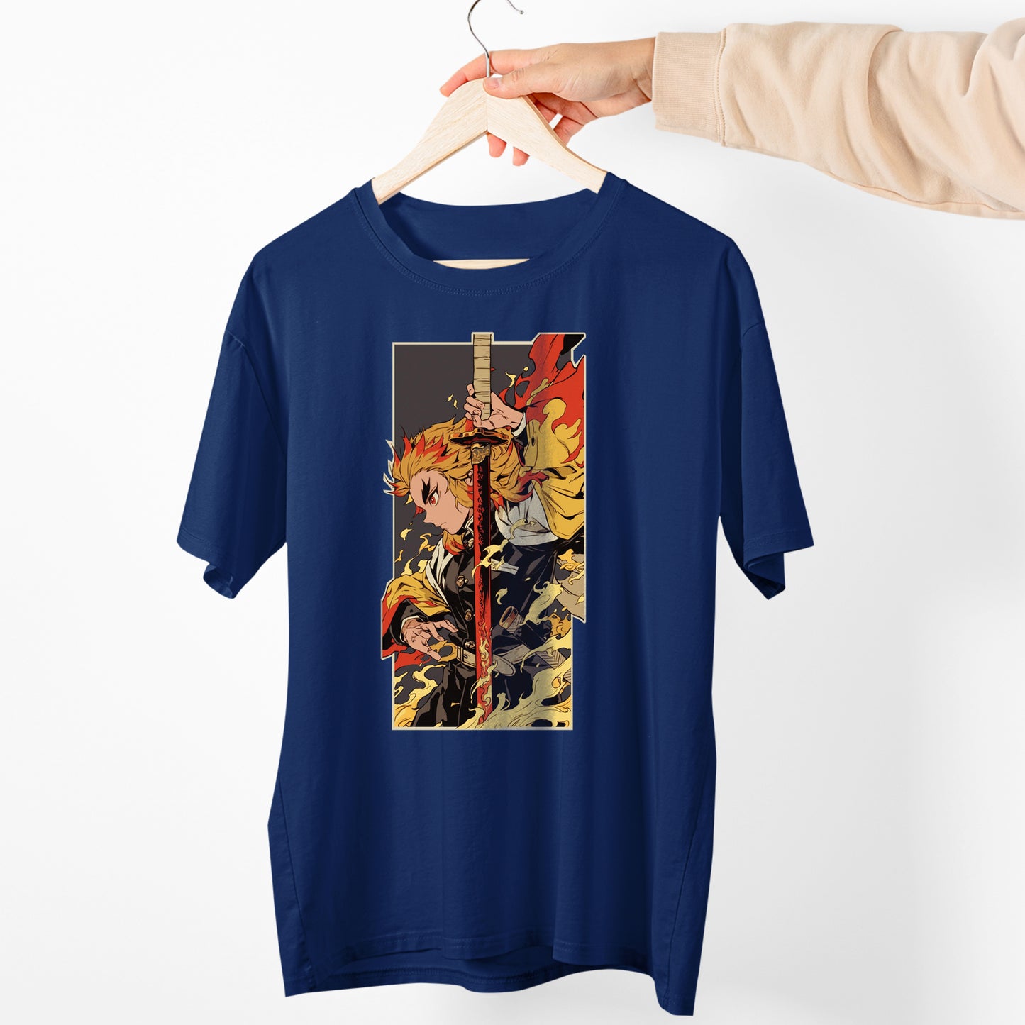 Rengoku Set Your Heart Ablaze | Demon Slayer: Kimetsu no Yaiba Premium Unisex T-Shirt