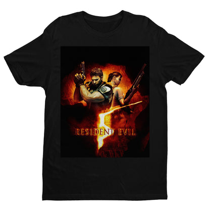 Residence Evil 5 Cover Unisex T-shirt, Gamer Shirt, Gaming Gift
