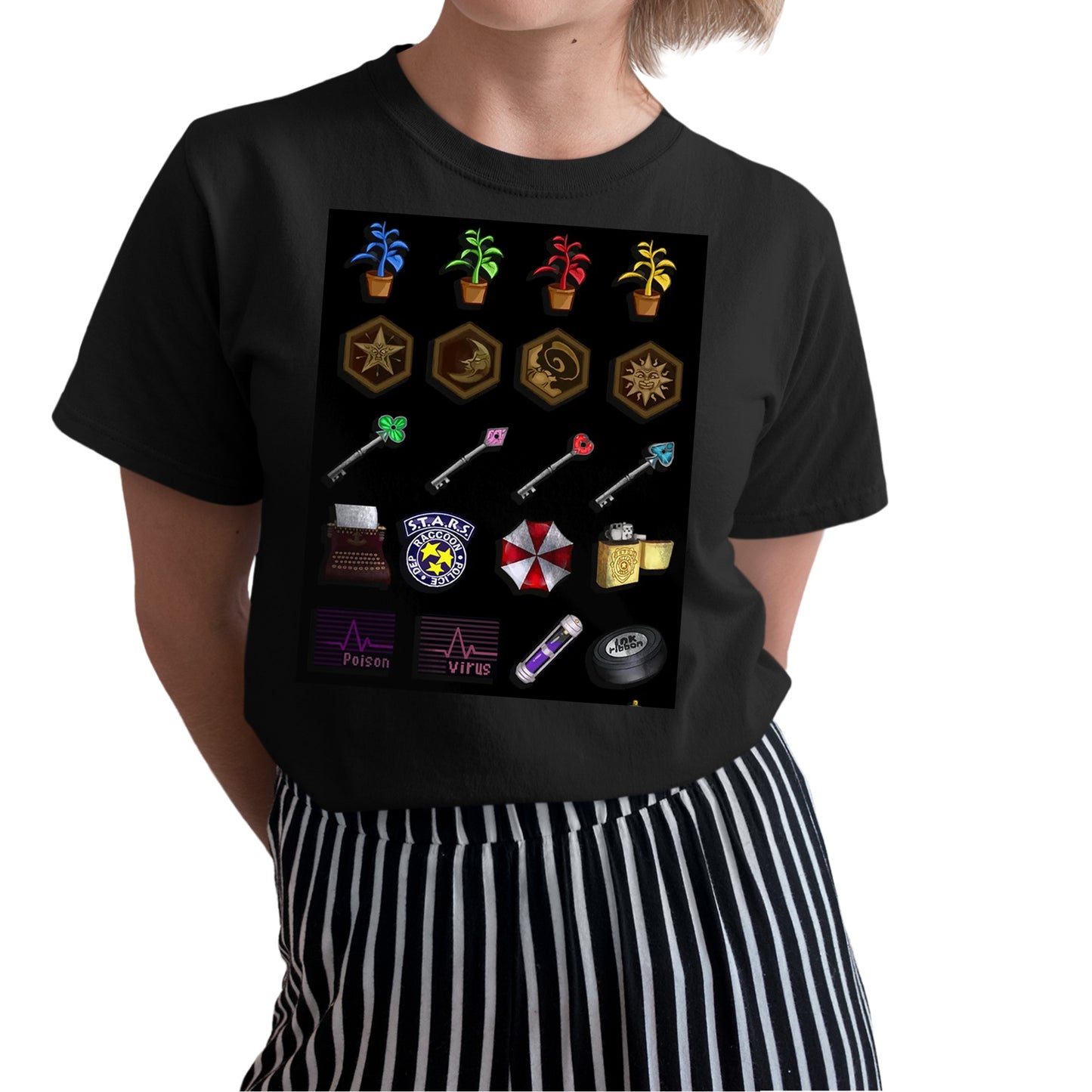 Resident Evil In Game Icons Premium Unisex T-shirt