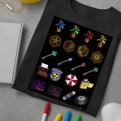 Resident Evil In Game Icons Premium Unisex T-shirt