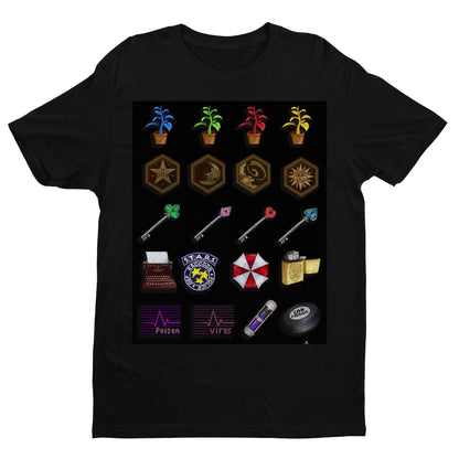 Resident Evil In Game Icons Premium Unisex T-shirt