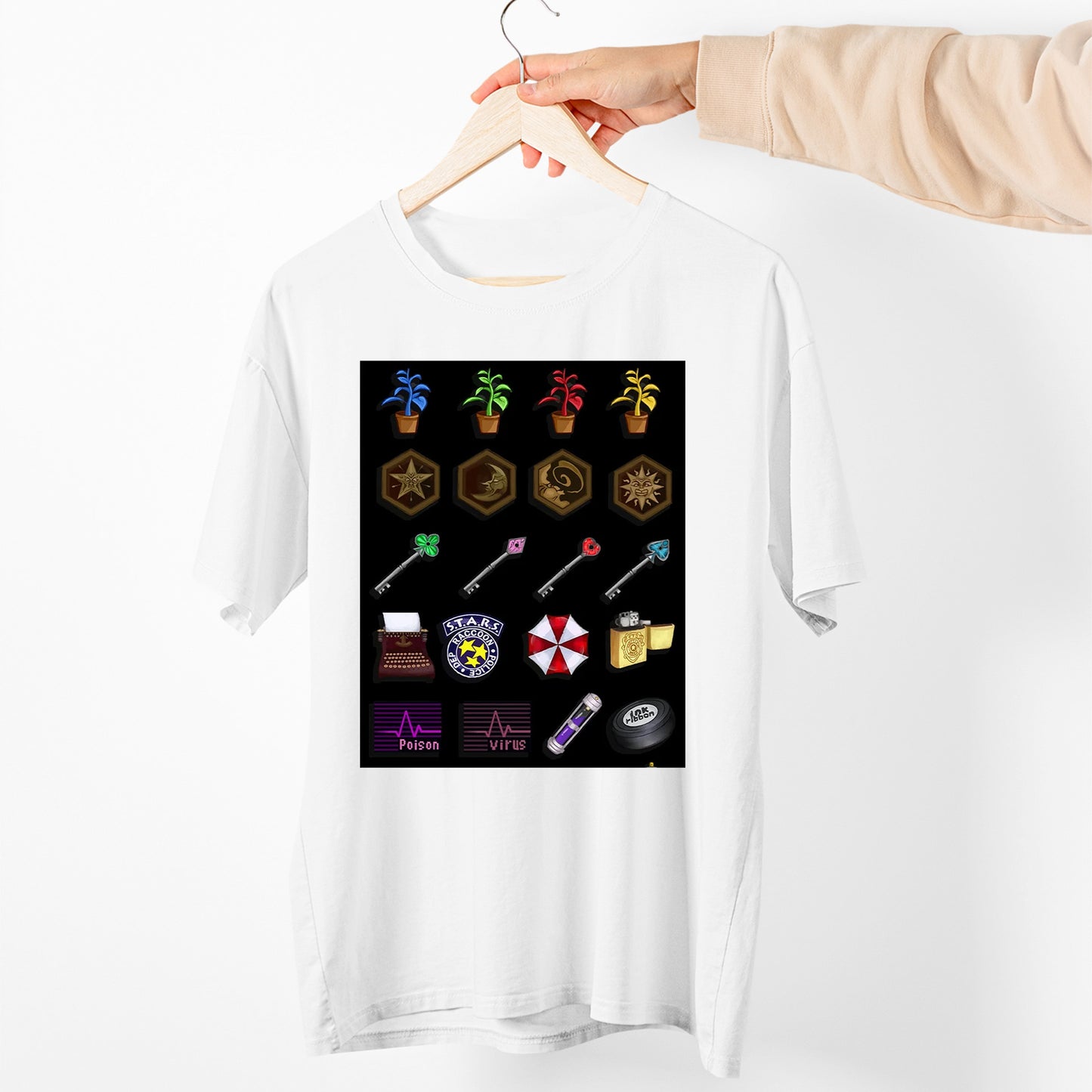 Resident Evil In Game Icons Premium Unisex T-shirt