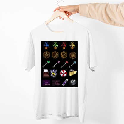 Resident Evil In Game Icons Premium Unisex T-shirt