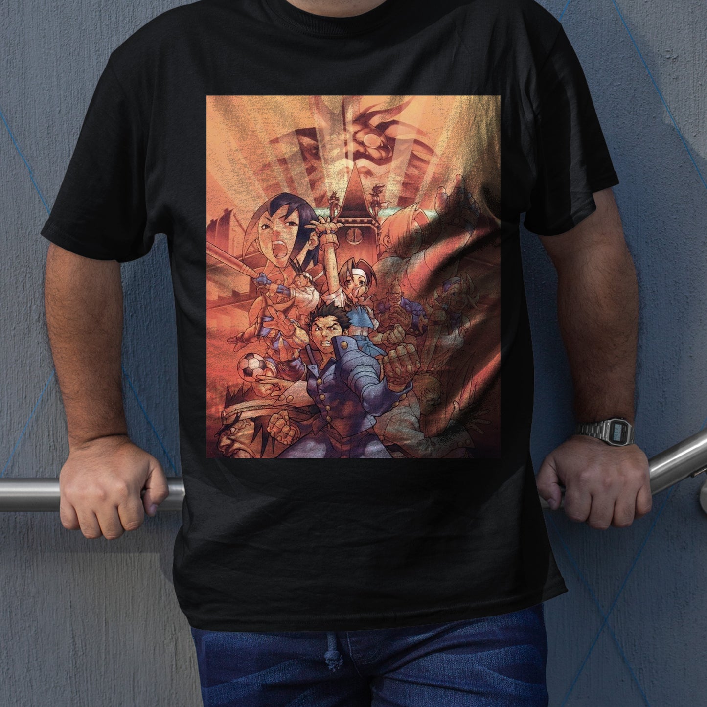 Rival School Project Justice Flyer Premium Unisex T-shirt