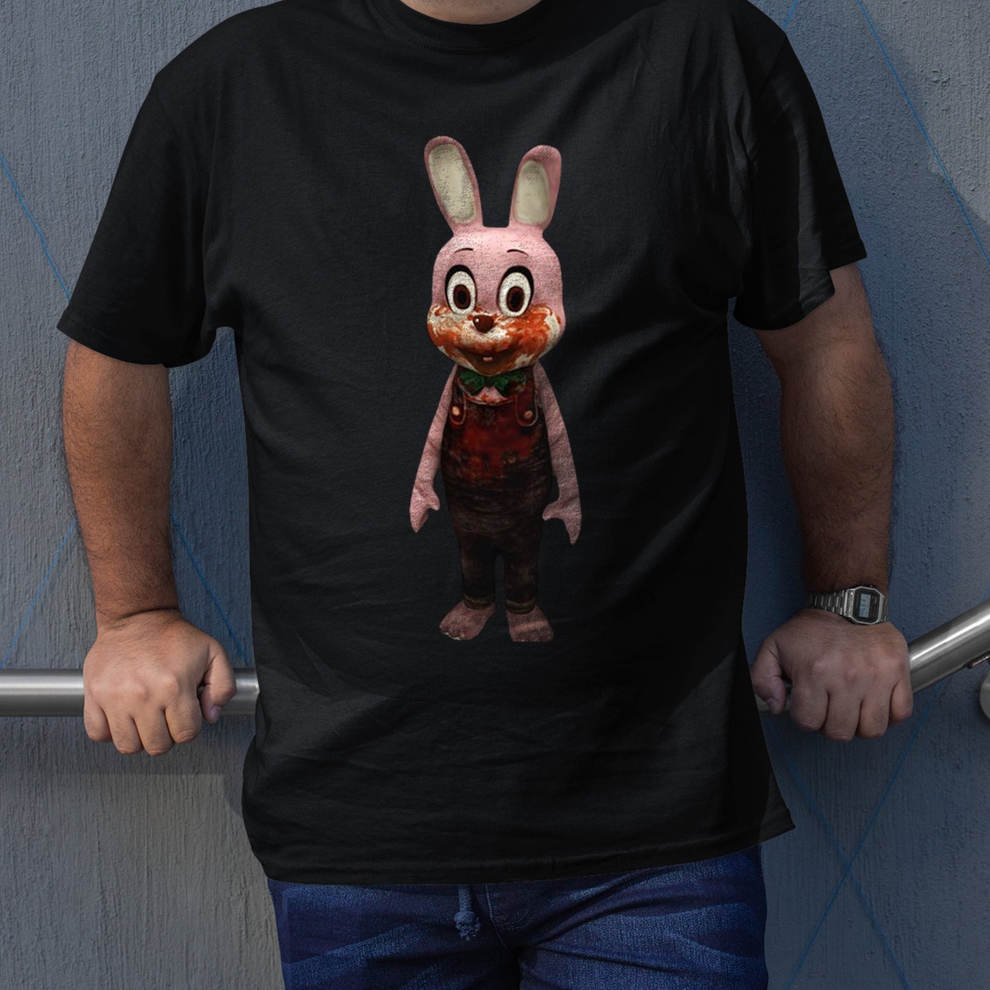 Robbie Rabbit Silence Hill Unisex T-shirt, Gamer Shirt, Gaming Gift