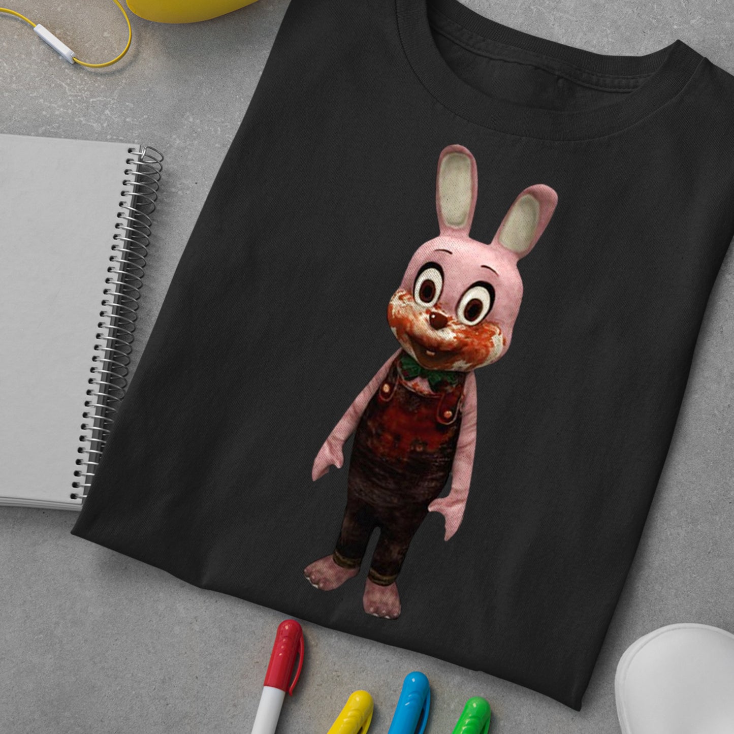Robbie Rabbit Silence Hill Unisex T-shirt, Gamer Shirt, Gaming Gift
