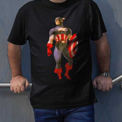 Captain America Steve Rogers | Marvel VS Capcom 2: Age of New Heroes Premium Unisex T-shirt