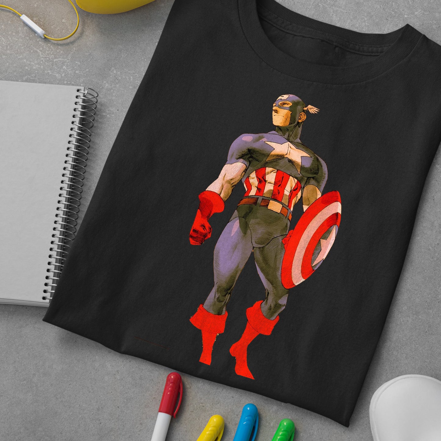 Captain America Steve Rogers | Marvel VS Capcom 2: Age of New Heroes Premium Unisex T-shirt