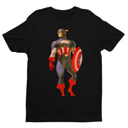 Captain America Steve Rogers | Marvel VS Capcom 2: Age of New Heroes Premium Unisex T-shirt