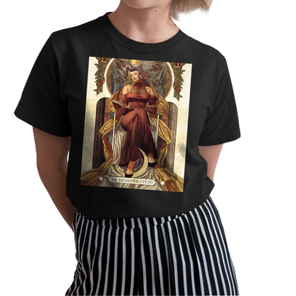 Rose Street Fighter Tarot Card Premium Unisex T-shirt