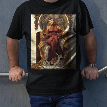 Rose Street Fighter Tarot Card Premium Unisex T-shirt