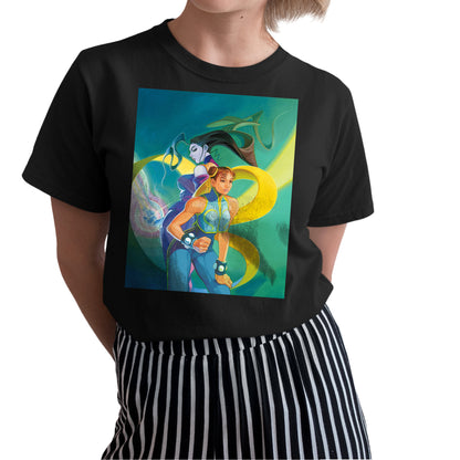 Rose X Chun Li | Street Fighter Game Premium Unisex T-shirt
