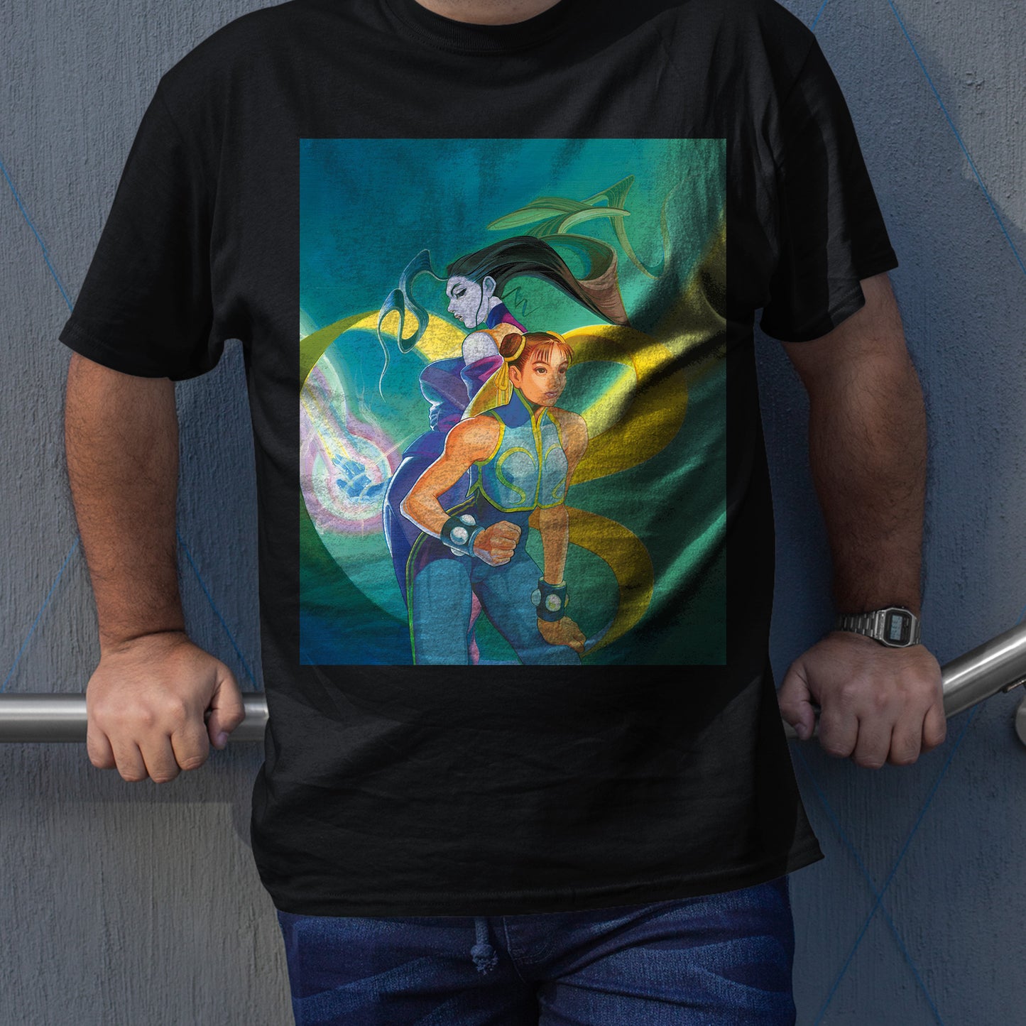 Rose X Chun Li | Street Fighter Game Premium Unisex T-shirt