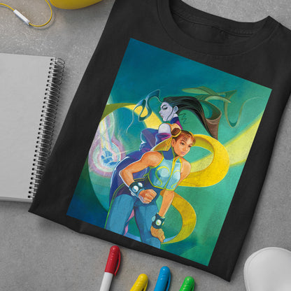 Rose X Chun Li | Street Fighter Game Premium Unisex T-shirt