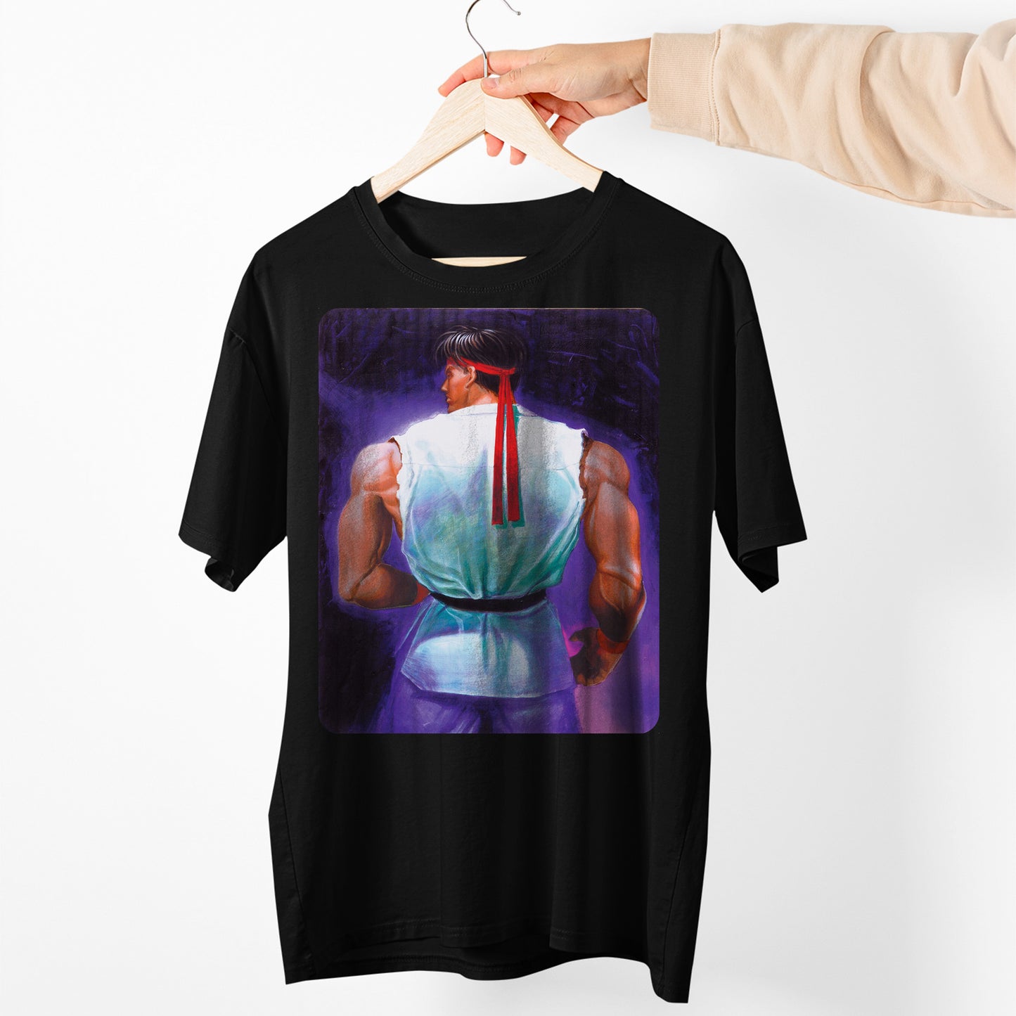 Ryu World Warrior Arcade Flyer | Street Fighter Premium Unisex T-shirt