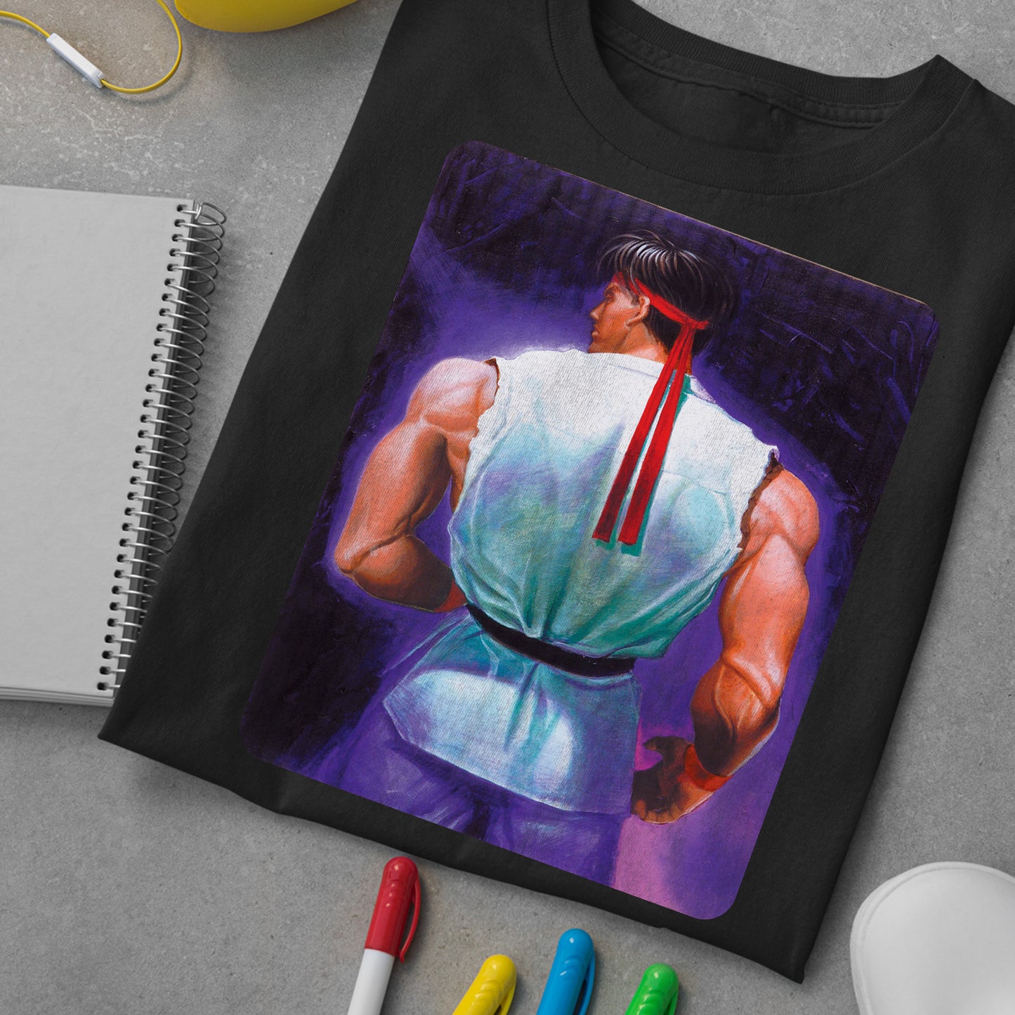 Ryu World Warrior Arcade Flyer | Street Fighter Premium Unisex T-shirt