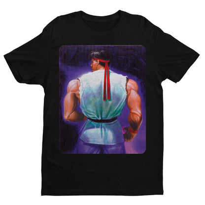 Ryu World Warrior Arcade Flyer | Street Fighter Premium Unisex T-shirt