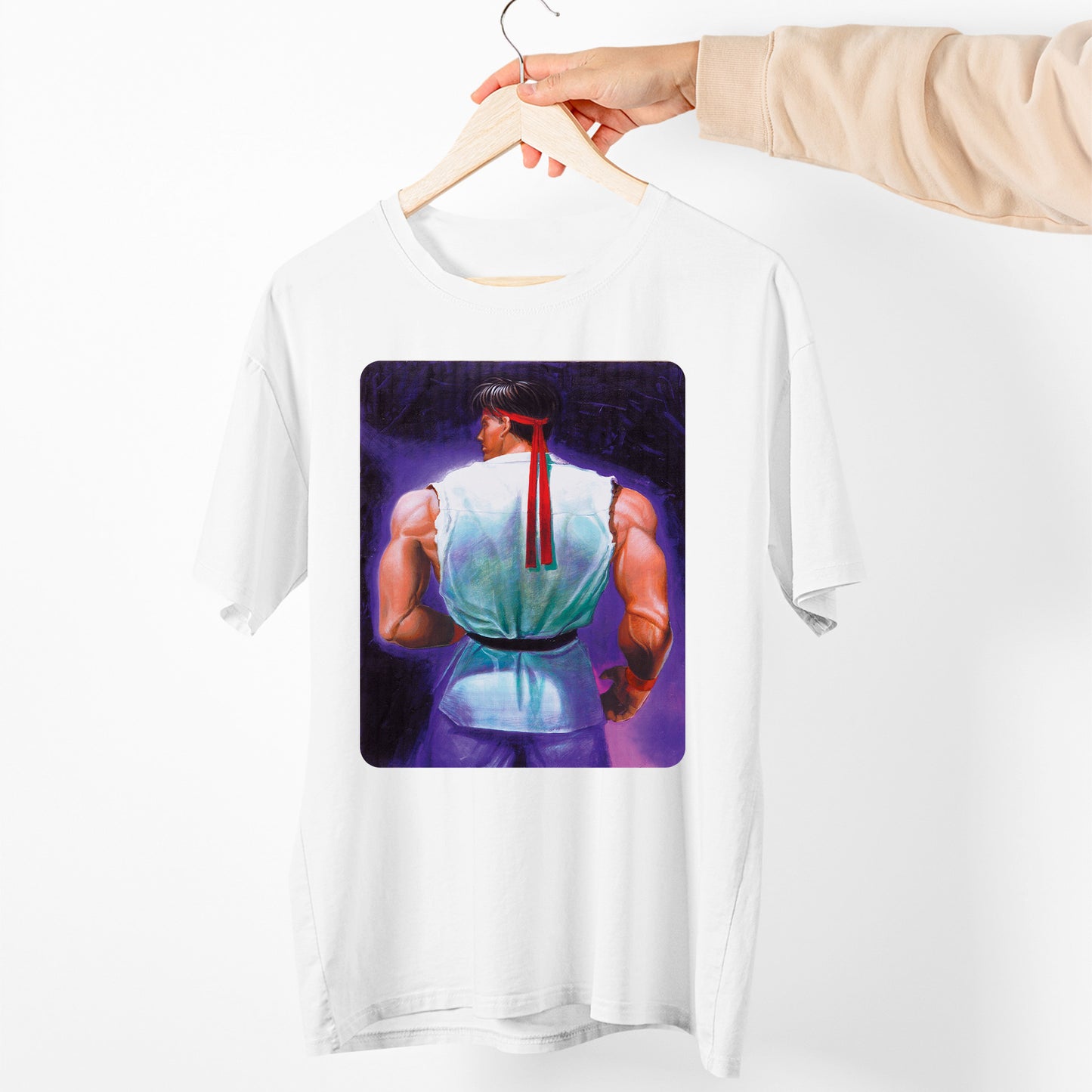 Ryu World Warrior Arcade Flyer | Street Fighter Premium Unisex T-shirt
