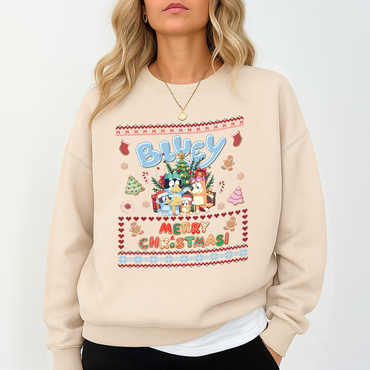 Ugly Christmas Sweater – Cute Family Christmas Crewneck – Holiday Winter Sweatshirt