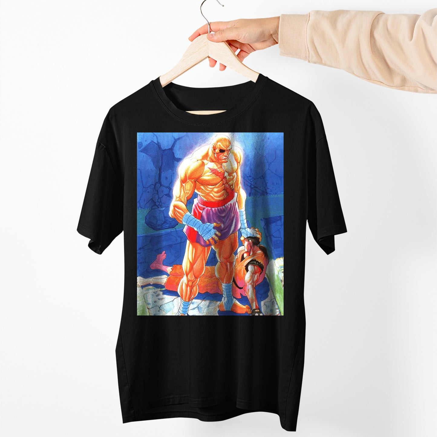Sagat In Stage | Street Fighter Premium Unisex T-shirt