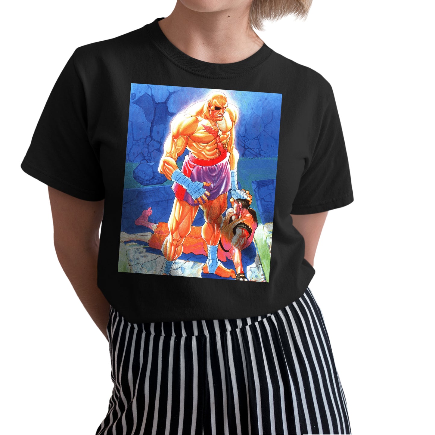 Sagat In Stage | Street Fighter Premium Unisex T-shirt