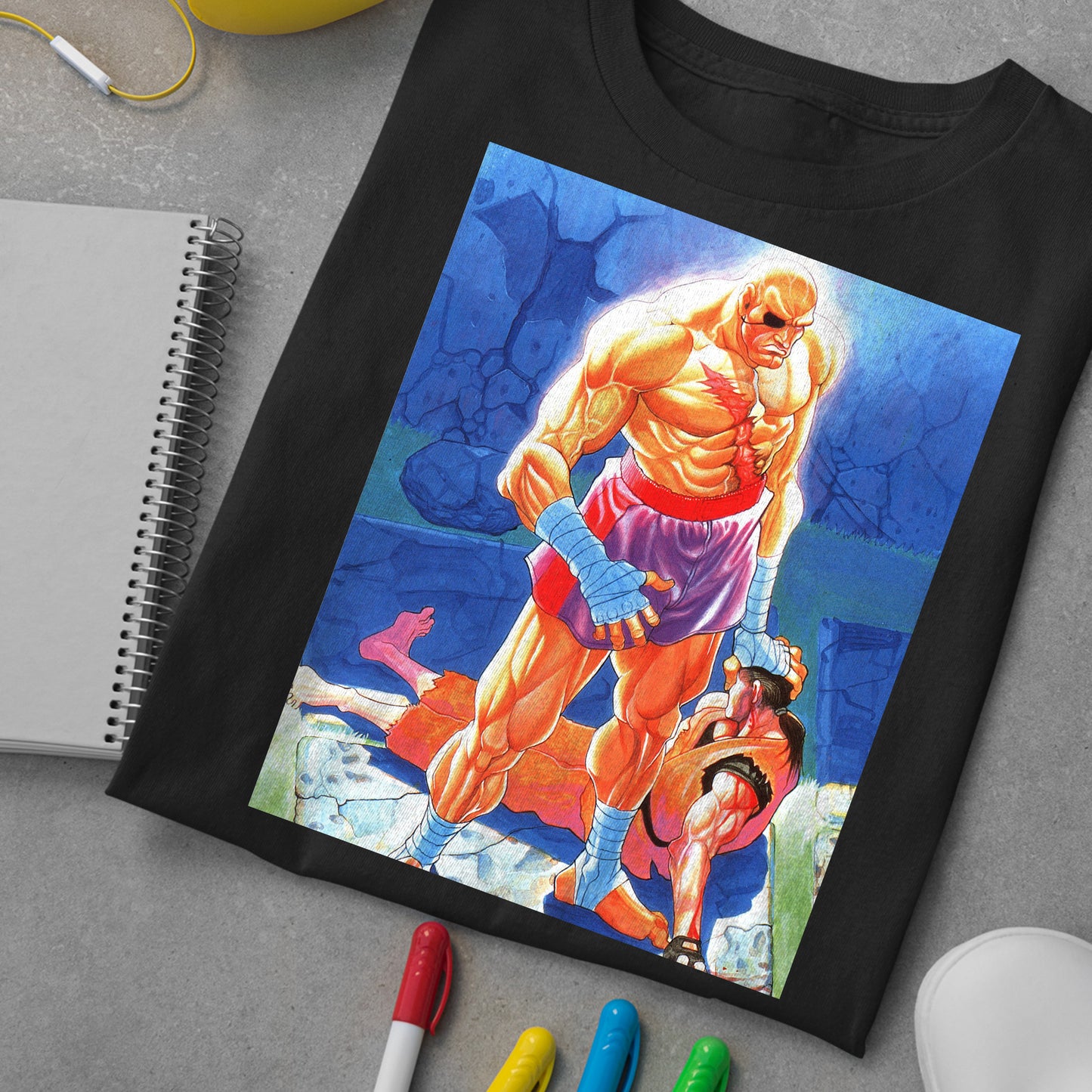 Sagat In Stage | Street Fighter Premium Unisex T-shirt