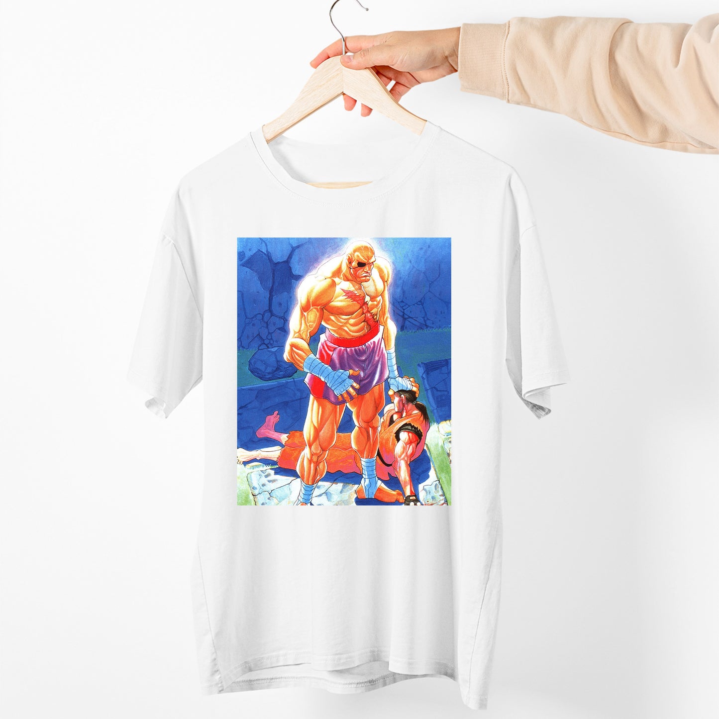 Sagat In Stage | Street Fighter Premium Unisex T-shirt