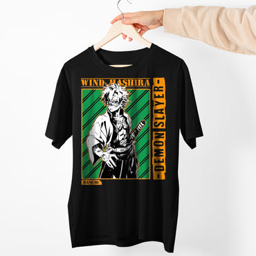 Sanemi Shinazugawa | The Wind Harisha | Demon Slayer: Kimetsu no Yaiba Premium Unisex T-Shirt