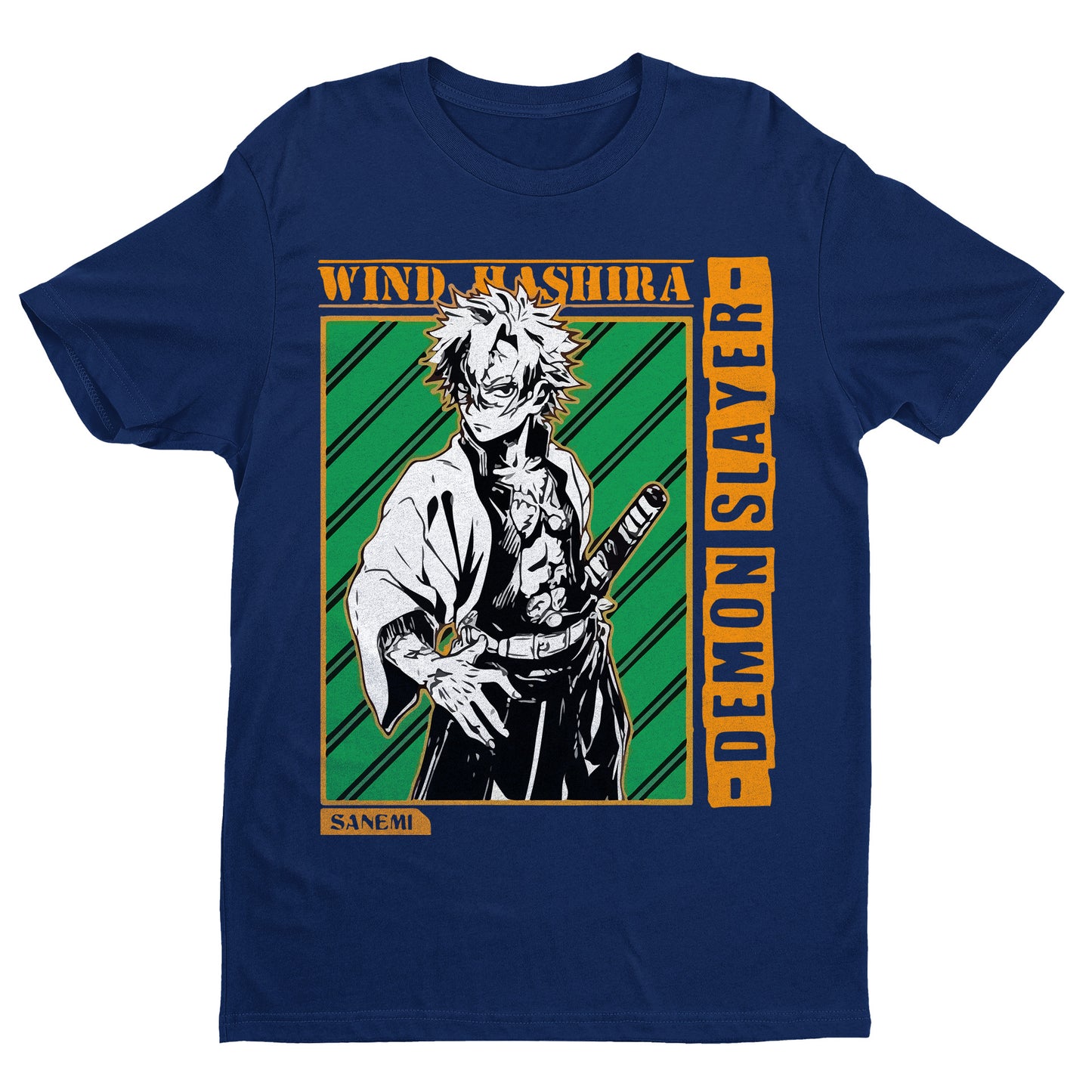 Sanemi Shinazugawa | The Wind Harisha | Demon Slayer: Kimetsu no Yaiba Premium Unisex T-Shirt