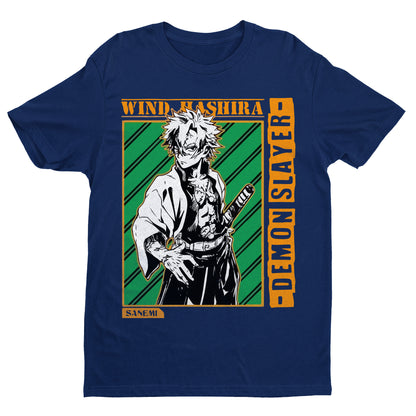 Sanemi Shinazugawa | The Wind Harisha | Demon Slayer: Kimetsu no Yaiba Premium Unisex T-Shirt
