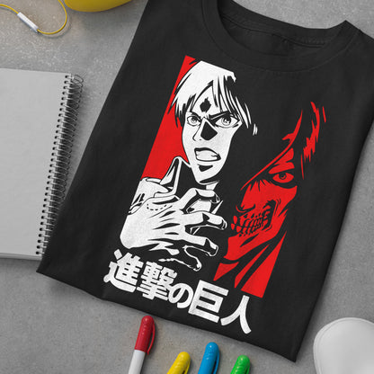 Eren Yeager Attack Titan Shirt,  Attack Titan Shirt, AOT Shirt, Eren Yaeger Shirt, Anime Shirt