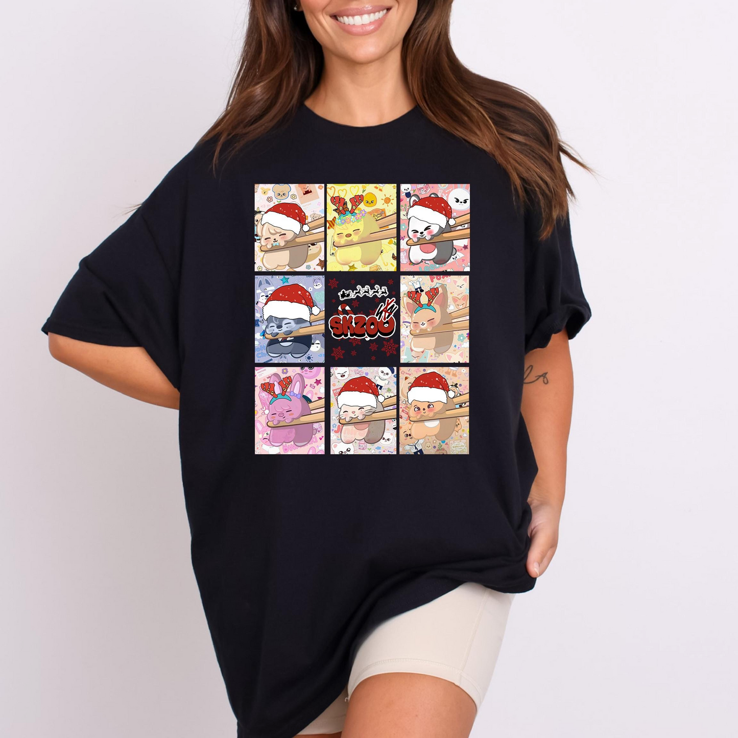 Cute Skzoo Christmas Shirt, Stray Kids Shirt, Stray Kids Xmas Shirt