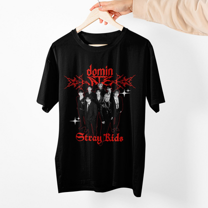 Stray Kids Domiate World Tour T-Shirt, Stray Kids Shirt Kpop Gifts