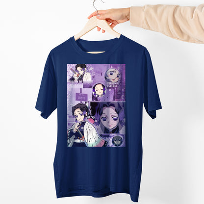 Shinobu Kocho Collage Art | Demon Slayer: Kimetsu no Yaiba Premium Unisex T-Shirt