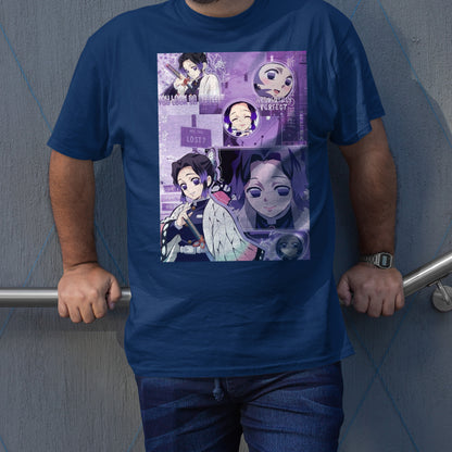 Shinobu Kocho Collage Art | Demon Slayer: Kimetsu no Yaiba Premium Unisex T-Shirt