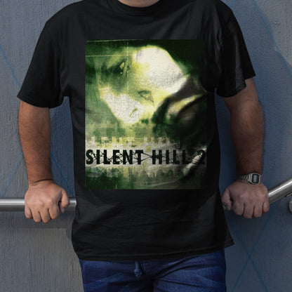 Silence Hill 2 PS2 Cover Unisex T-shirt, Gamer Shirt, Gaming Gift