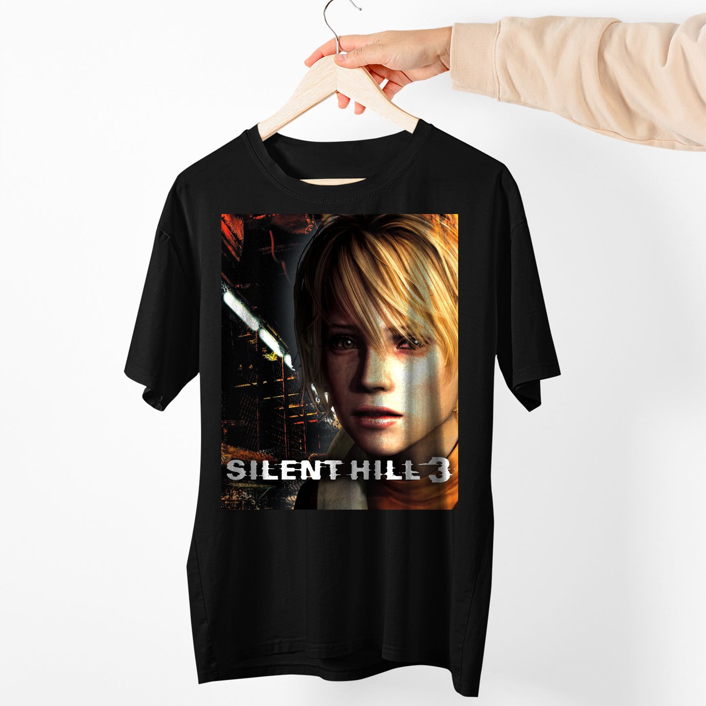 Silence Hill 3 NTSC America Cover Unisex T-shirt, Gamer Shirt, Gaming Gift