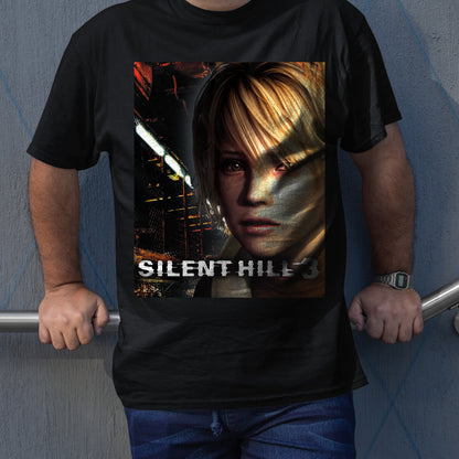 Silence Hill 3 NTSC America Cover Unisex T-shirt, Gamer Shirt, Gaming Gift