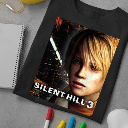 Silence Hill 3 NTSC America Cover Unisex T-shirt, Gamer Shirt, Gaming Gift