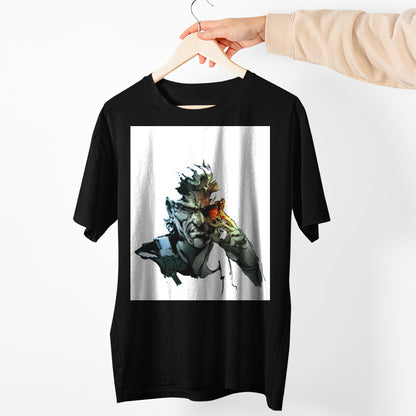 Solid Eye Old Snake MGS 4 Unisex T-shirt, Gamer Shirt, Gaming Gift