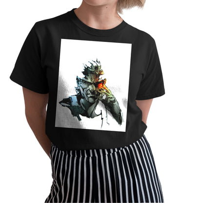 Solid Eye Old Snake MGS 4 Unisex T-shirt, Gamer Shirt, Gaming Gift