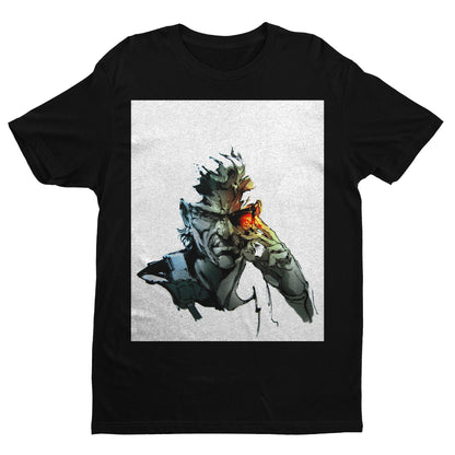 Solid Eye Old Snake MGS 4 Unisex T-shirt, Gamer Shirt, Gaming Gift