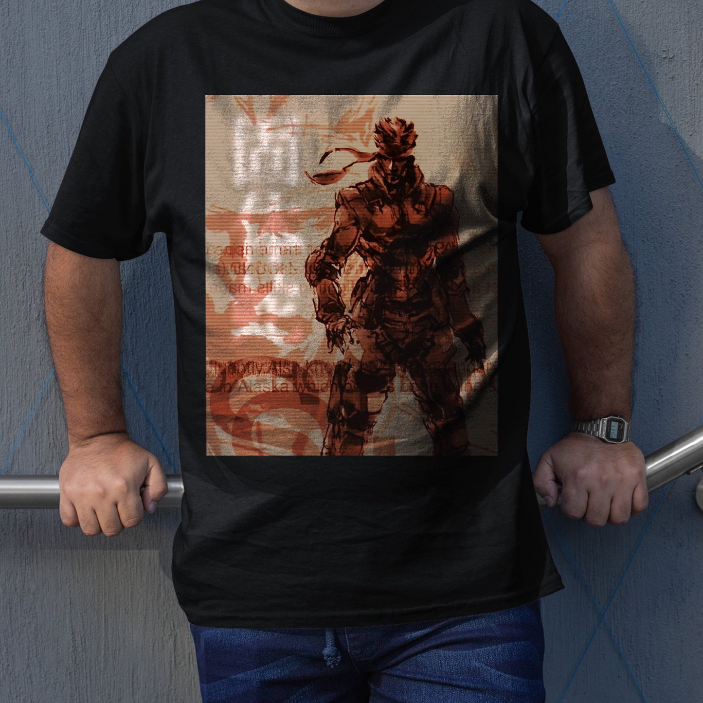 Solid Snake MGS1 MGS Unisex T-shirt, Gamer Shirt, Gaming Gift